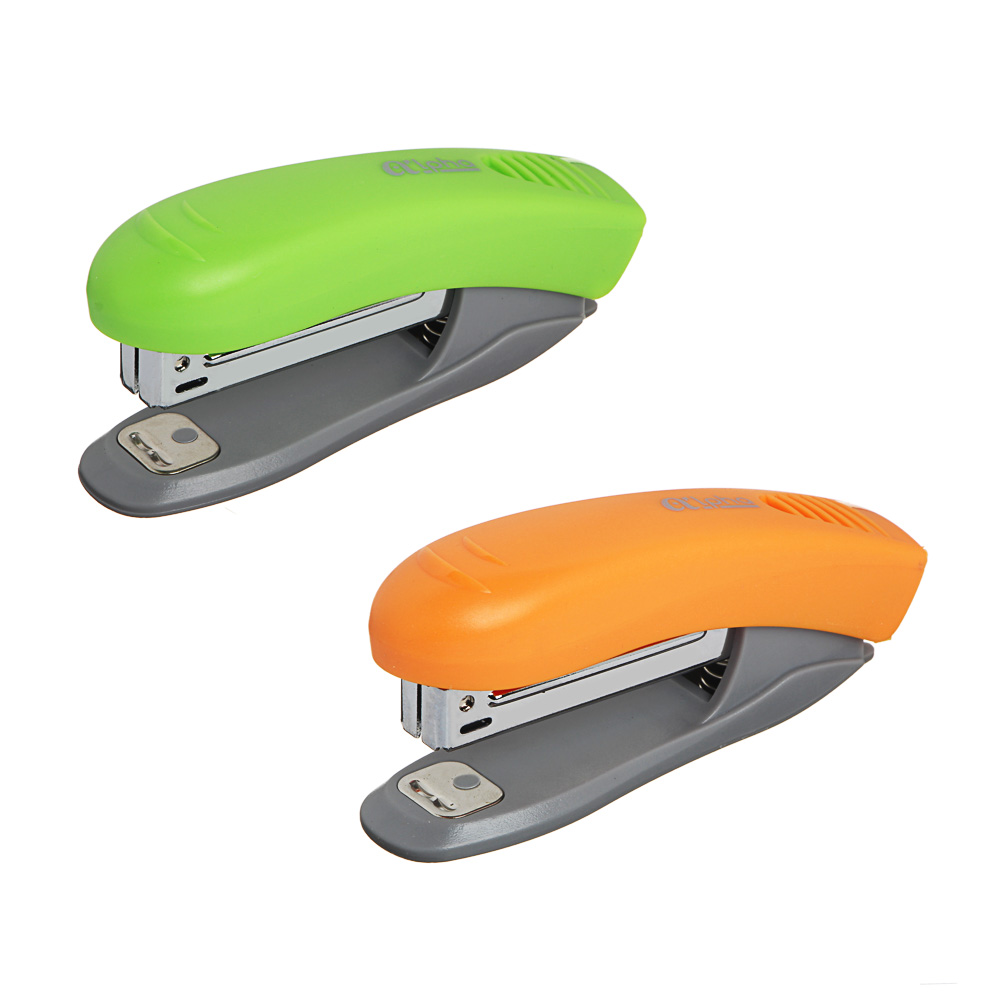 Степлер для скоб №10 "Альфа", на 12 листов, 9,2x4,4х2,4см, в картонной коробке, арт.№ 598-135