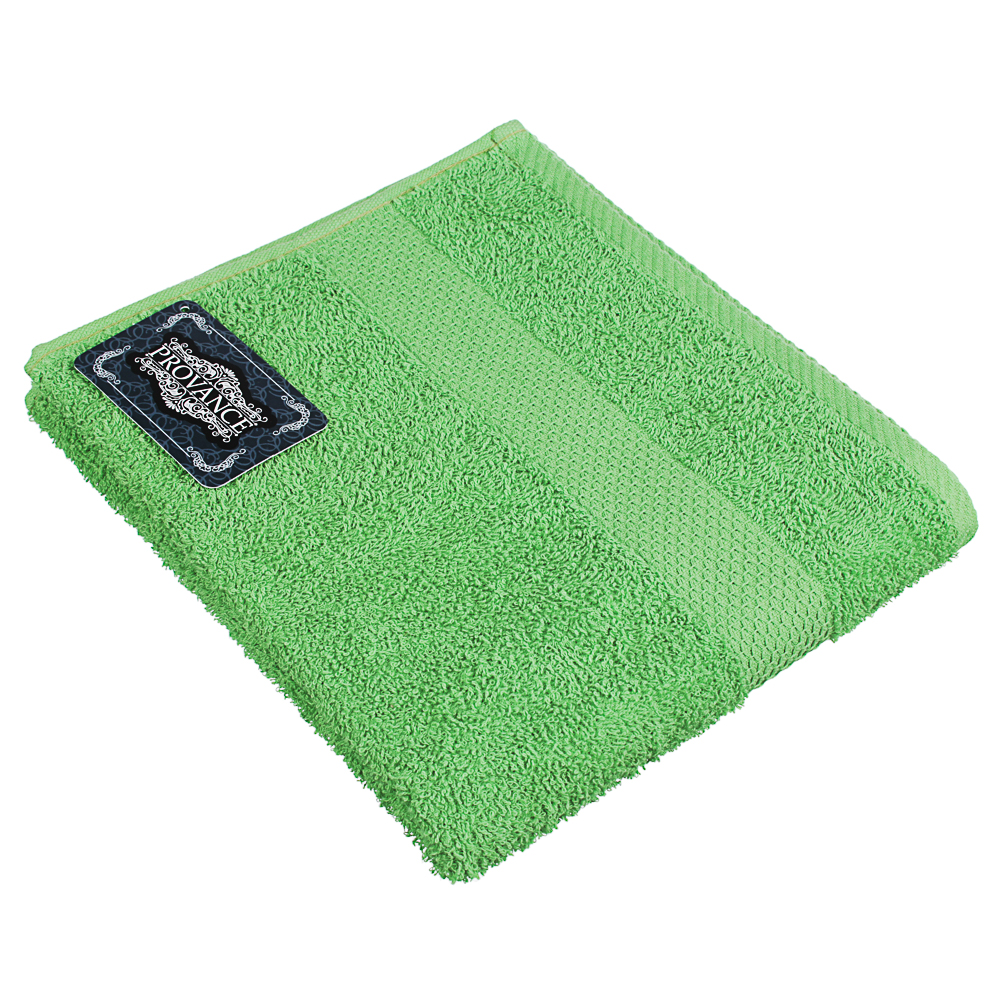 PROVANCE Наоми Полотенце махровое, 100% хлопок, 50х90см, 360гр/м, зеленый, арт.№ 489-194