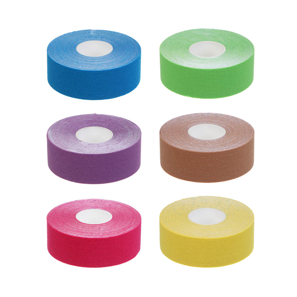 Тейп-лента кинезиологическая, самоклеящаяся тм BY SPORT, 5мх2,5см, хлопок, 6 цветов, арт.№ 138-058