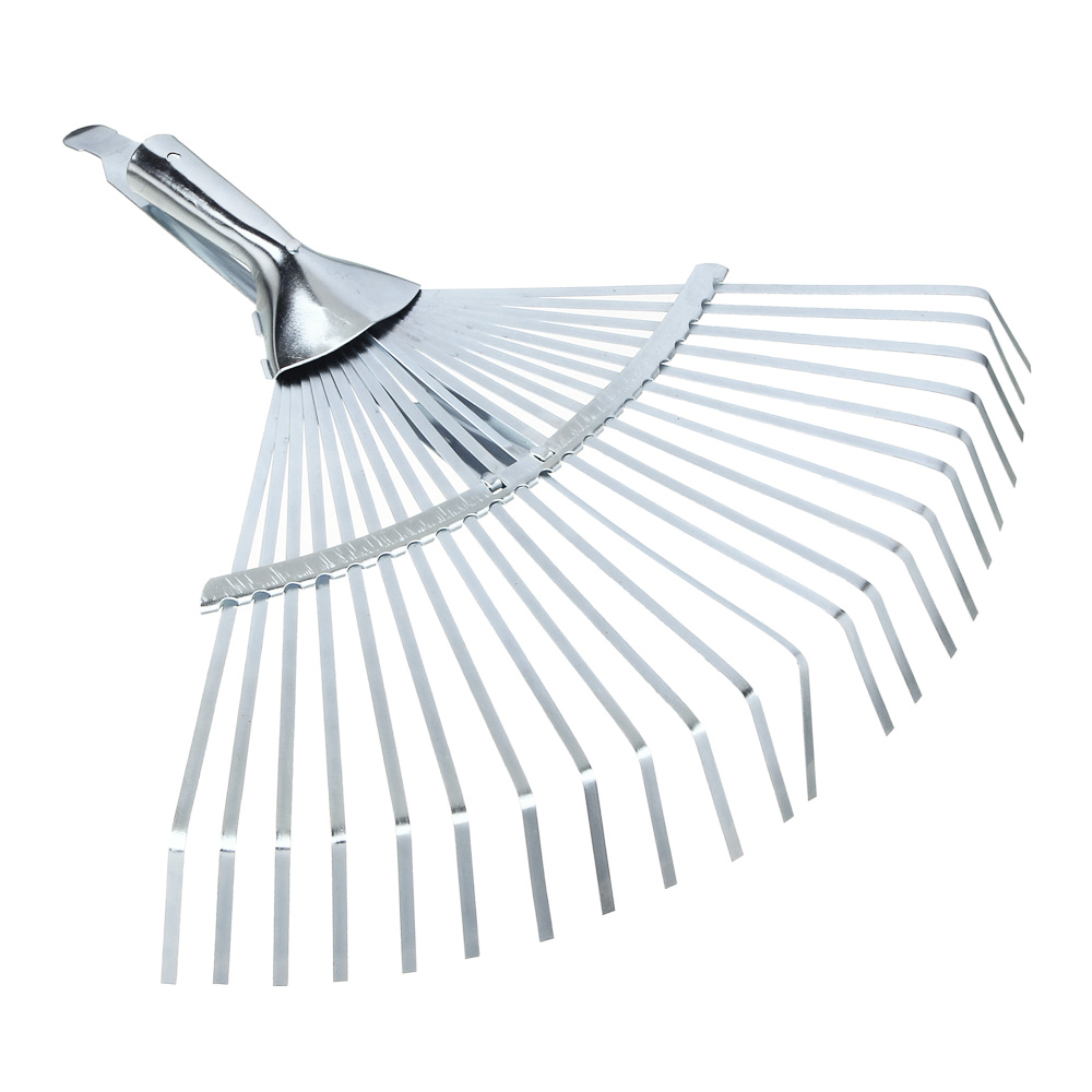 INBLOOM Грабли веерные раздвижные, 22 зуба, 38x40см, оцинкованная сталь, арт.№ 187-005