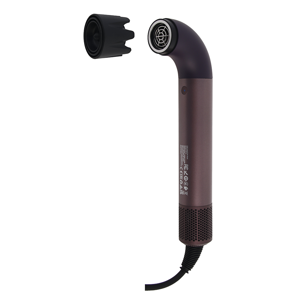 Фен высокоскоростной модель HP18, тм hoco.,1450Вт, BLDC мотор, шнур 1,5м, 1 насадка, фиолетовый, арт.№ 259-502