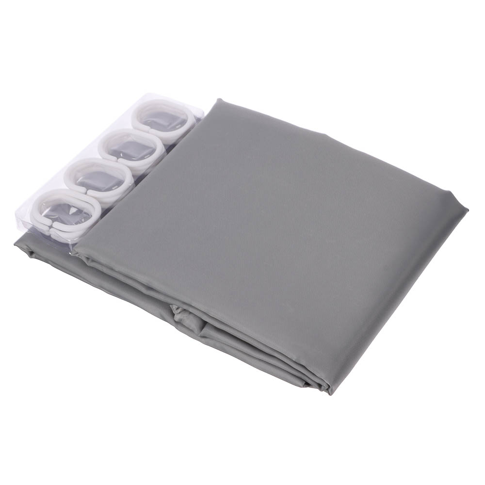 Штора для ванной тм VETTA Swanny, полиэстер 80 г/м2, 200x200см, 3 цвета, арт.№ 461-536