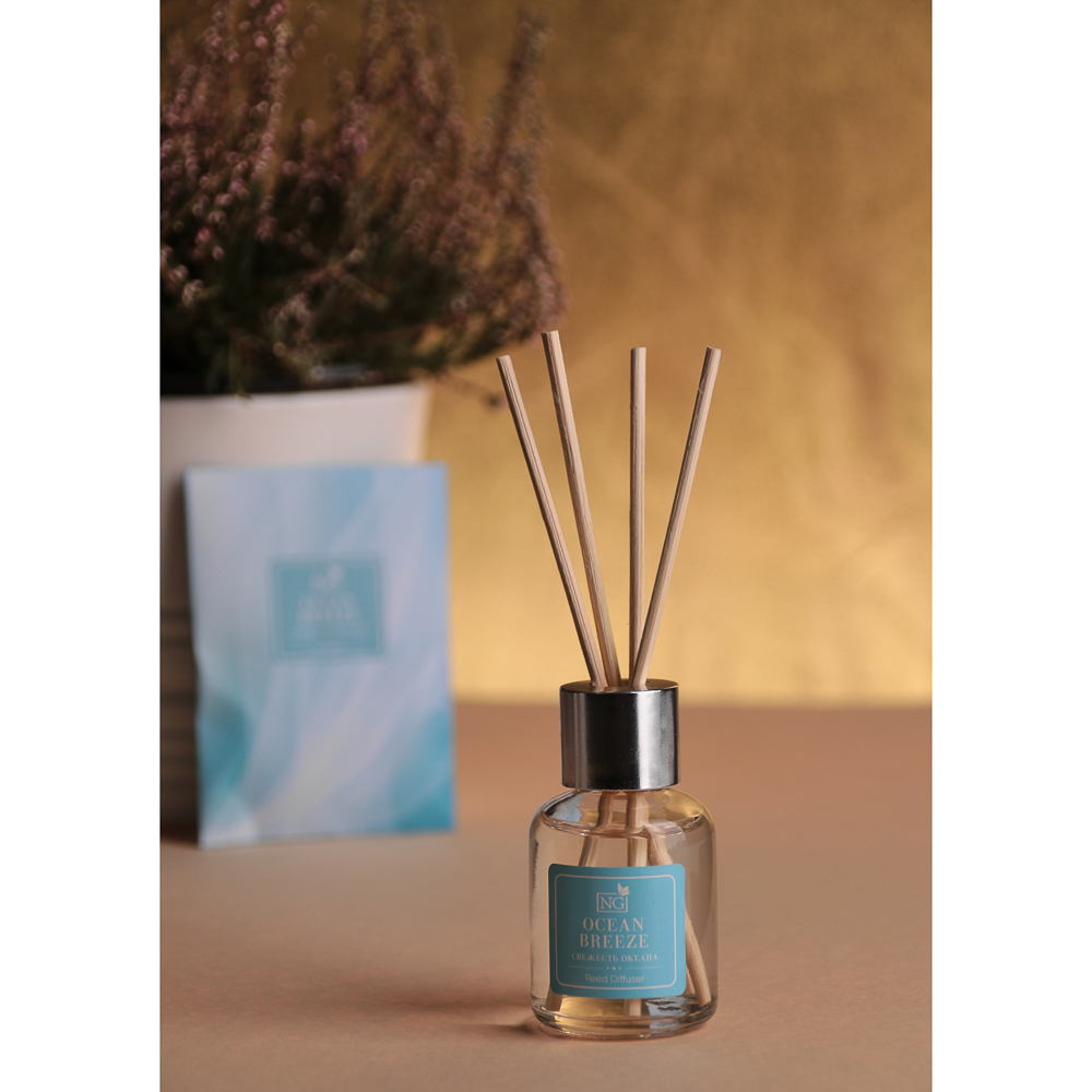 NEW GALAXY Набор ароматизатор-диффузор и саше 2шт., ваниль, райский сад, лаванда,океан 30мл, 10 г., арт.№ 778-122