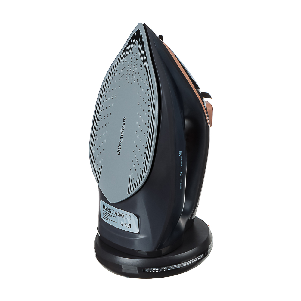 LEBEN Утюг беспроводной, 2600 Вт, подошва - керамика, бак 260 мл, арт.№ 249-052