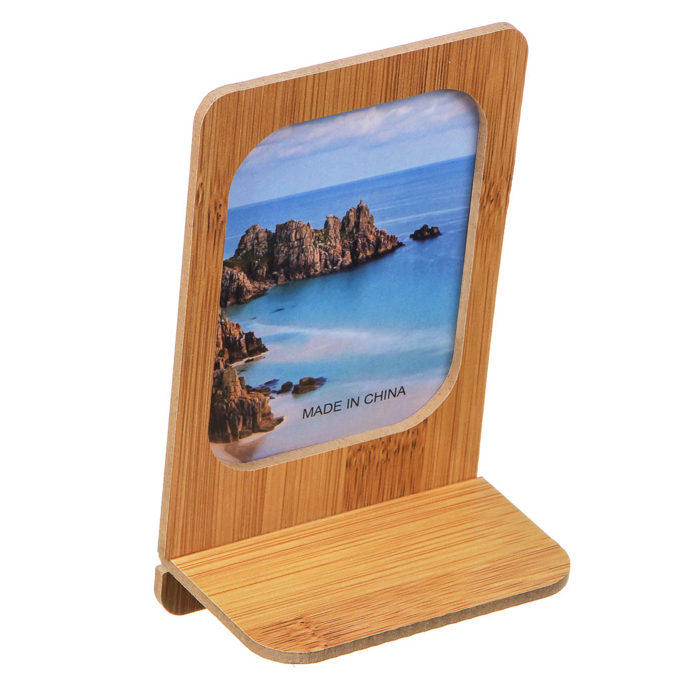 ЮНИLOOK Зеркало настольное, стекло, МДФ, 8,3х13,5см, 2 дизайна, арт.№ 347-094