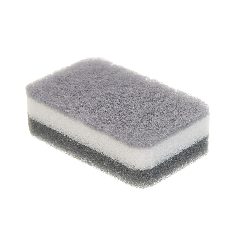 Губки для мытья посуды тм VETTA, 3 шт, 10,5х6,5х3,3см, поролон, полиуретан, арт.№ 441-278