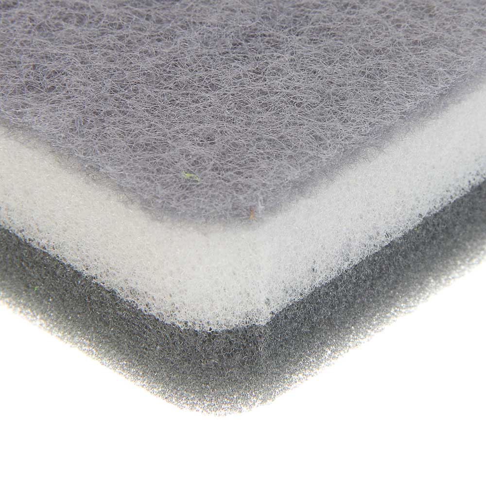 Губки для мытья посуды тм VETTA, 3 шт, 10,5х6,5х3,3см, поролон, полиуретан, арт.№ 441-278