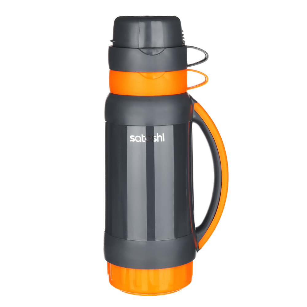 SATOSHI Шторм Термос стеклянная колба 1,00л (2 чашки), арт.№ 841-768
