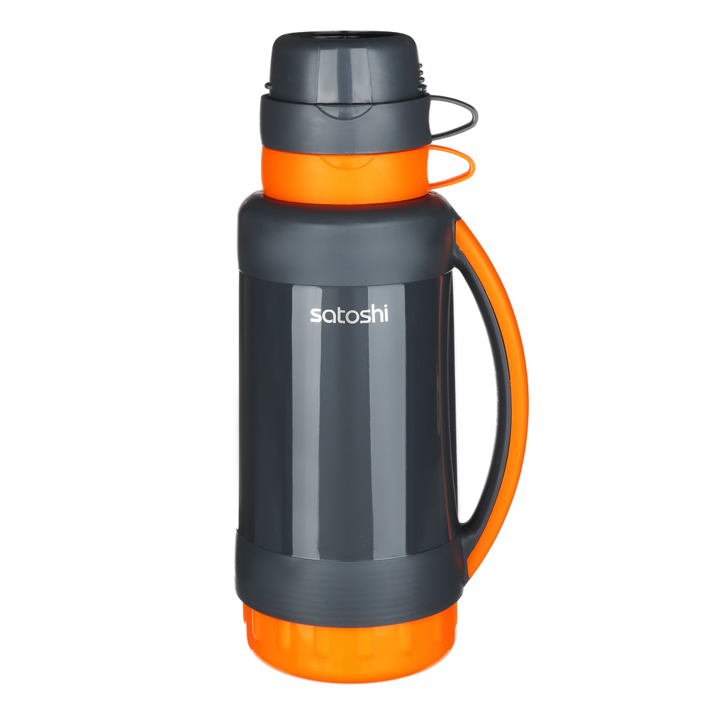 SATOSHI Шторм Термос стеклянная колба 1,80л (2 чашки), арт.№ 841-769