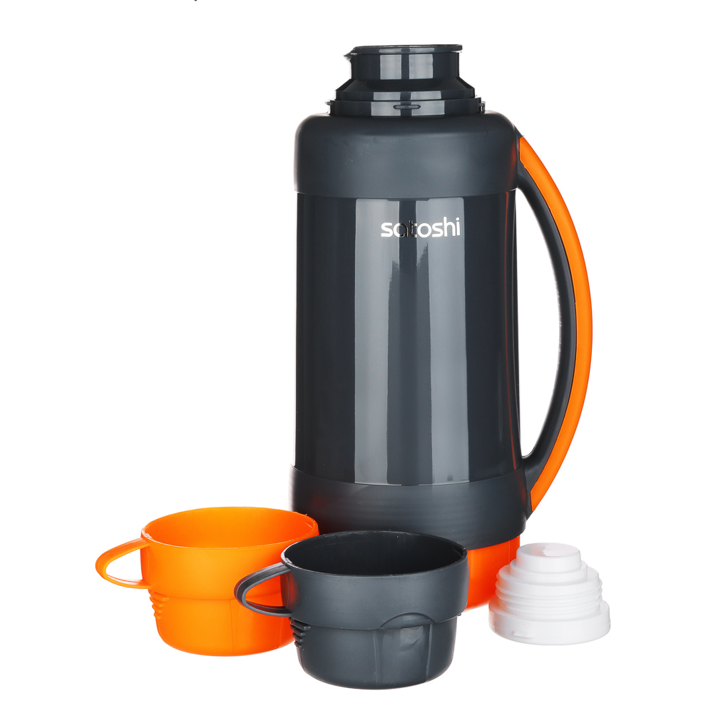 SATOSHI Шторм Термос стеклянная колба 1,80л (2 чашки), арт.№ 841-769