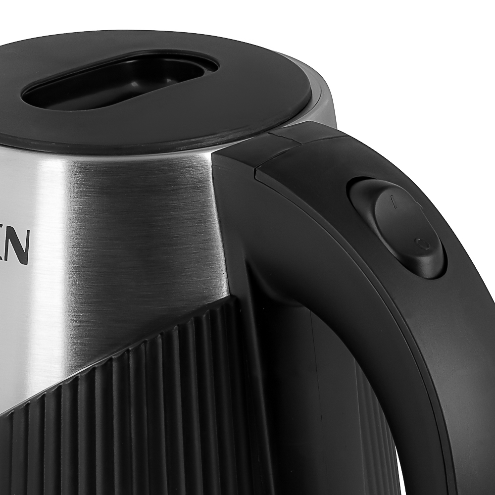 LEBEN Чайник электрический 1,8л нерж сталь+пластик, арт.№ 291-142