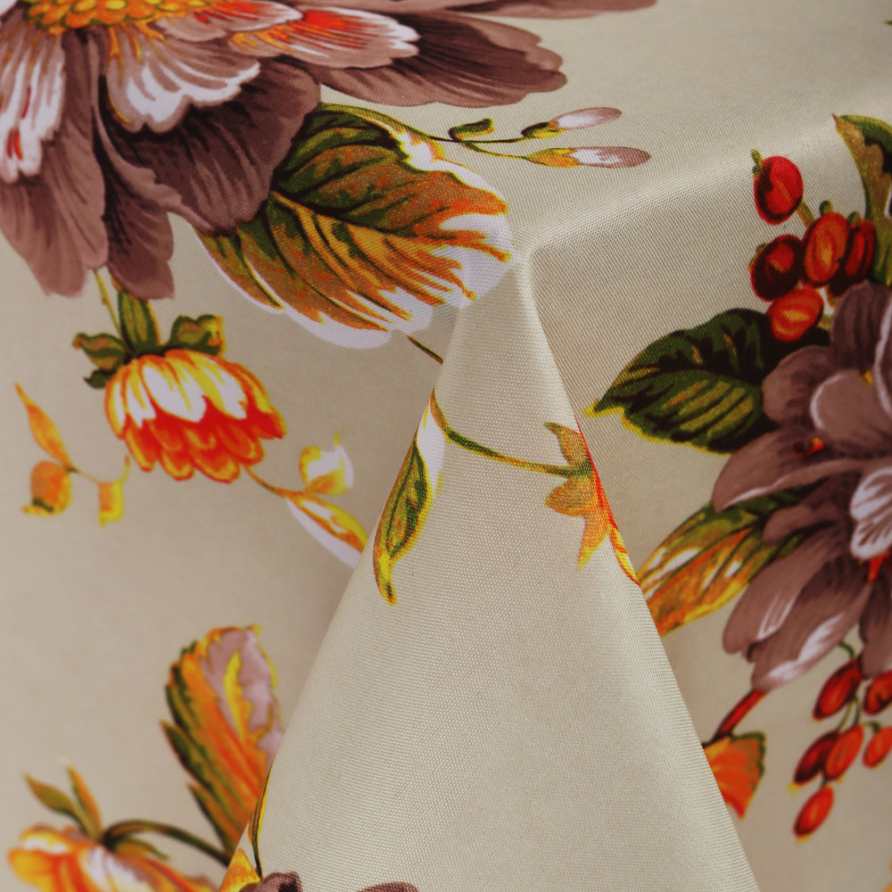 PROVANCE Гармония Скатерть текстильная с водоотталкивающей пропиткой, 140x230см, 100% ПЭ, 4 дизайна, арт.№ 435-089