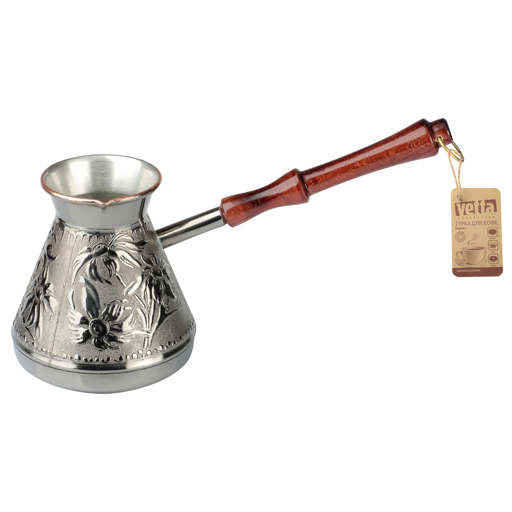 VETTA Турка для кофе 640мл, медная, 2 дизайна, арт.№ 847-078