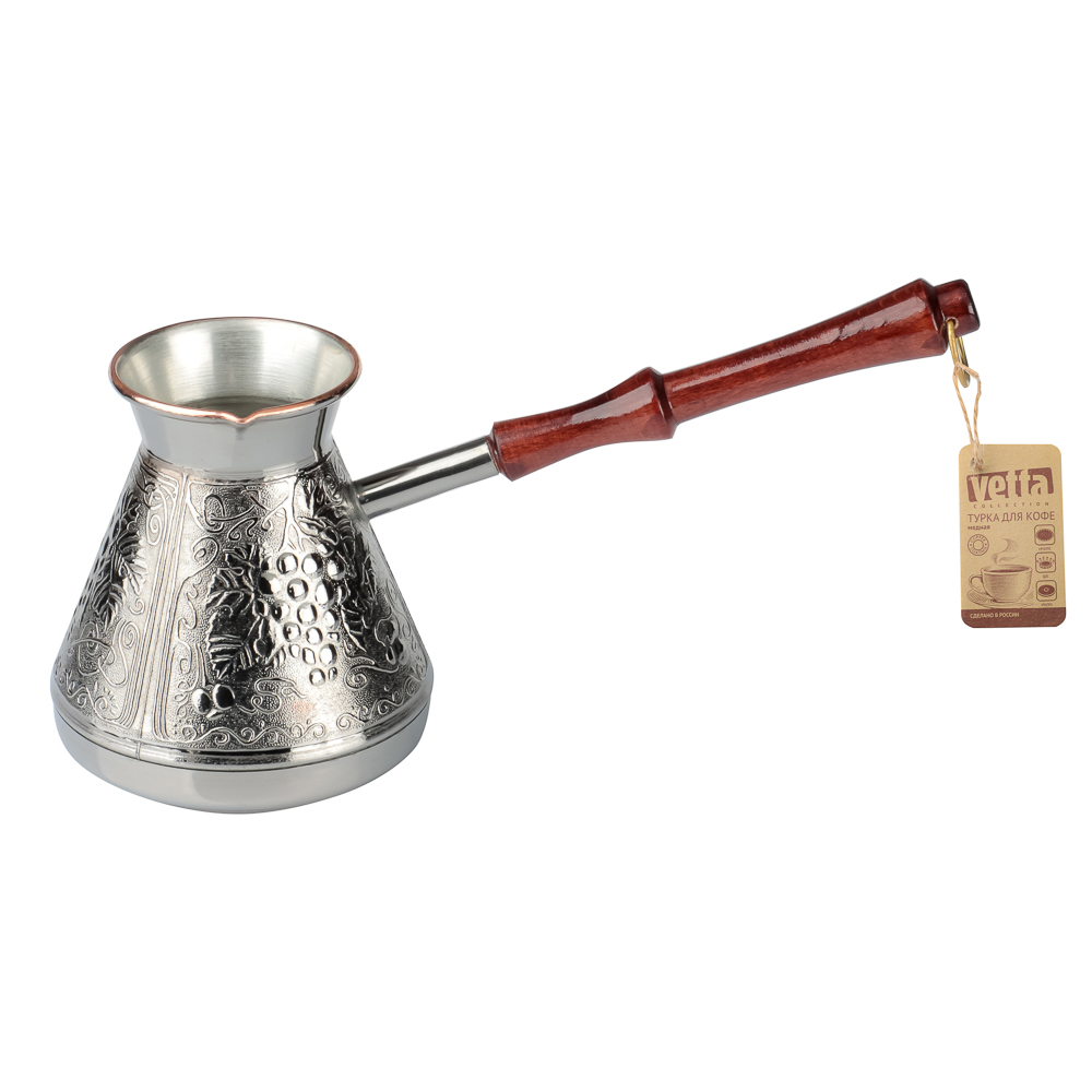 VETTA Турка для кофе 640мл, медная, 2 дизайна, арт.№ 847-078