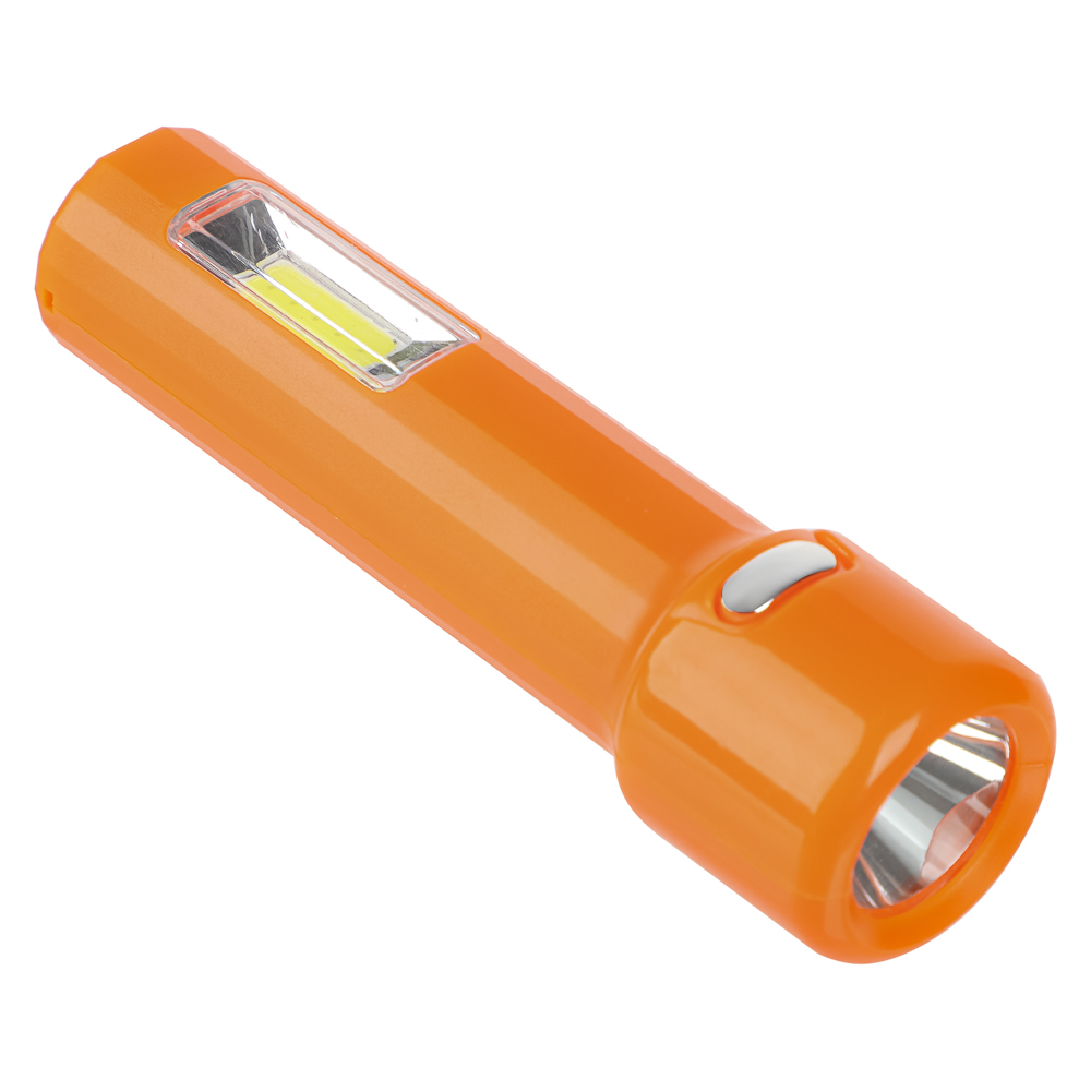 Фонарь ручной тм ЕРМАК, 400 мАч, 107х30 мм, 4 режима, LED СОВ, USB, пластик, арт.№ 224-082