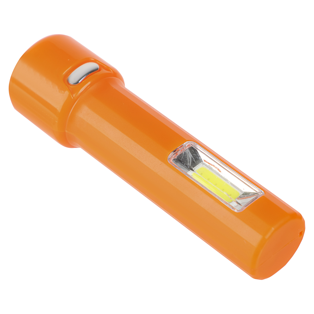 Фонарь ручной тм ЕРМАК, 400 мАч, 107х30 мм, 4 режима, LED СОВ, USB, пластик, арт.№ 224-082