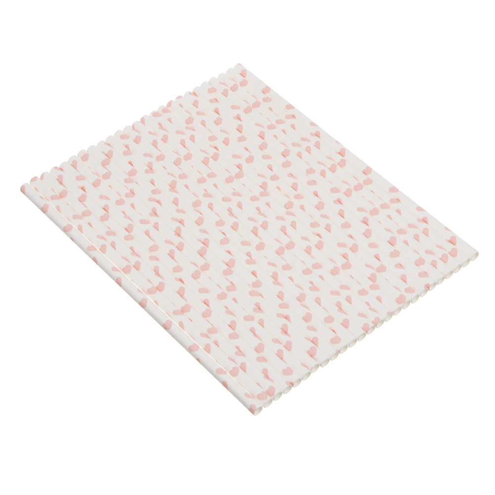 Набор трубочек для напитков тм Fntastic, 19,5 см, бумага, 25 шт, 4 дизайна, арт.№ 854-031