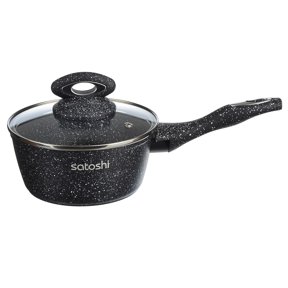 SATOSHI Валанс Наб.посуд.10пр, а/пр.покр.:кастр.+крышки:2.3л;3.9л;6.1л; ковш+крышка1,1л;сков.24,28см, арт.№ 846-555