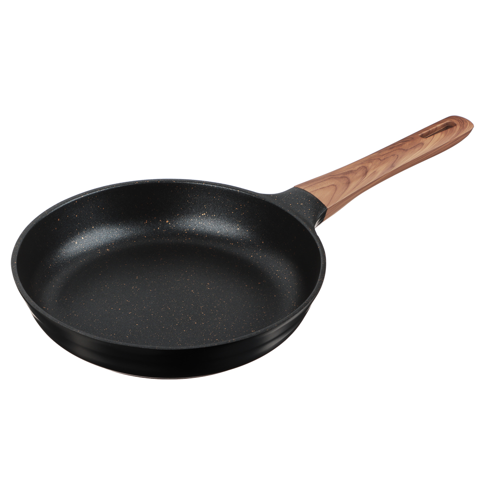 SATOSHI Карнуа Сковорода литая d24см, антипригарное покрытие Мрамор, индукция, арт.№ 846-560