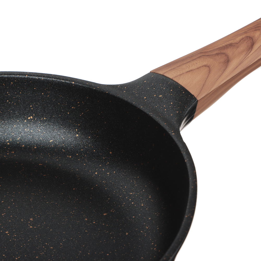 SATOSHI Карнуа Сковорода литая d24см, антипригарное покрытие Мрамор, индукция, арт.№ 846-560