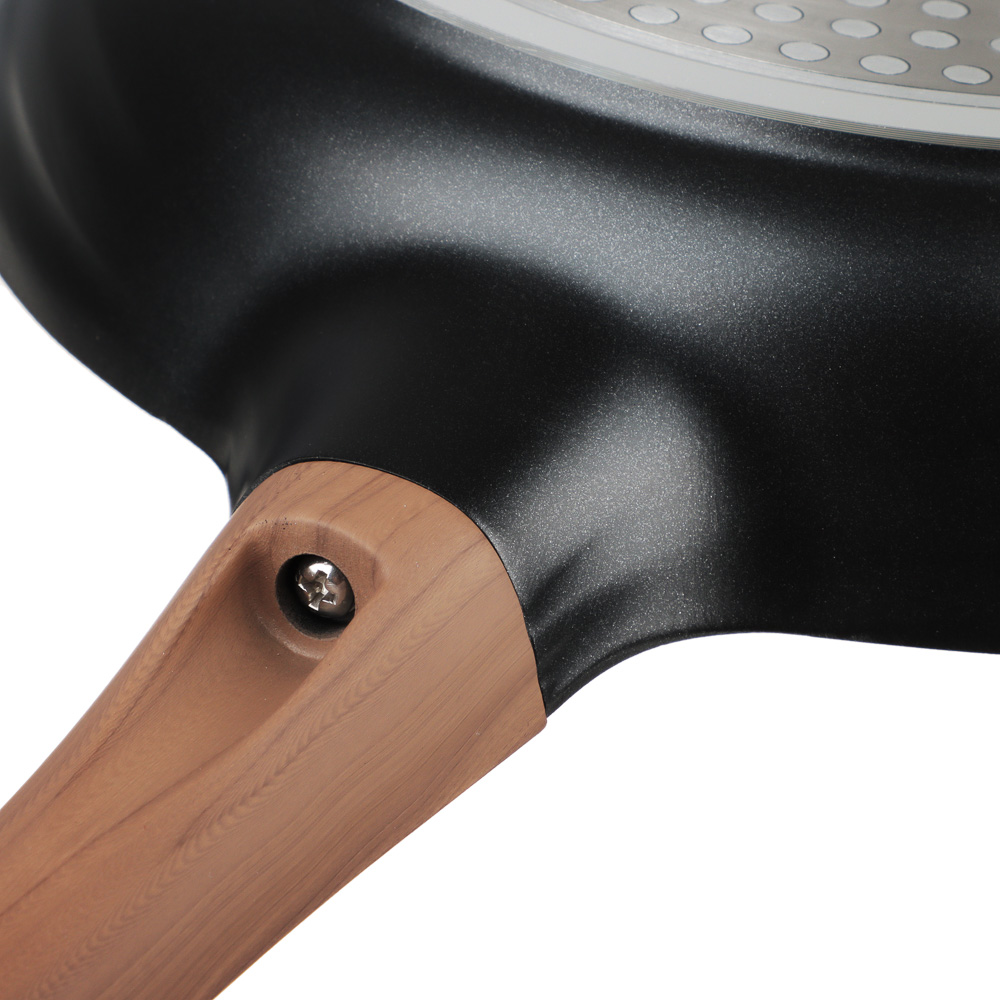 SATOSHI Карнуа Сковорода литая d24см, антипригарное покрытие Мрамор, индукция, арт.№ 846-560