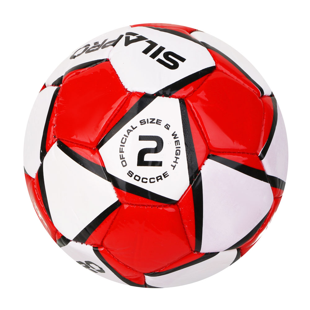 SILAPRO Мяч футбольный, 2сл, р.2, 15см, EVA 2.6мм, 100г (+-10%), арт.№ 133-017