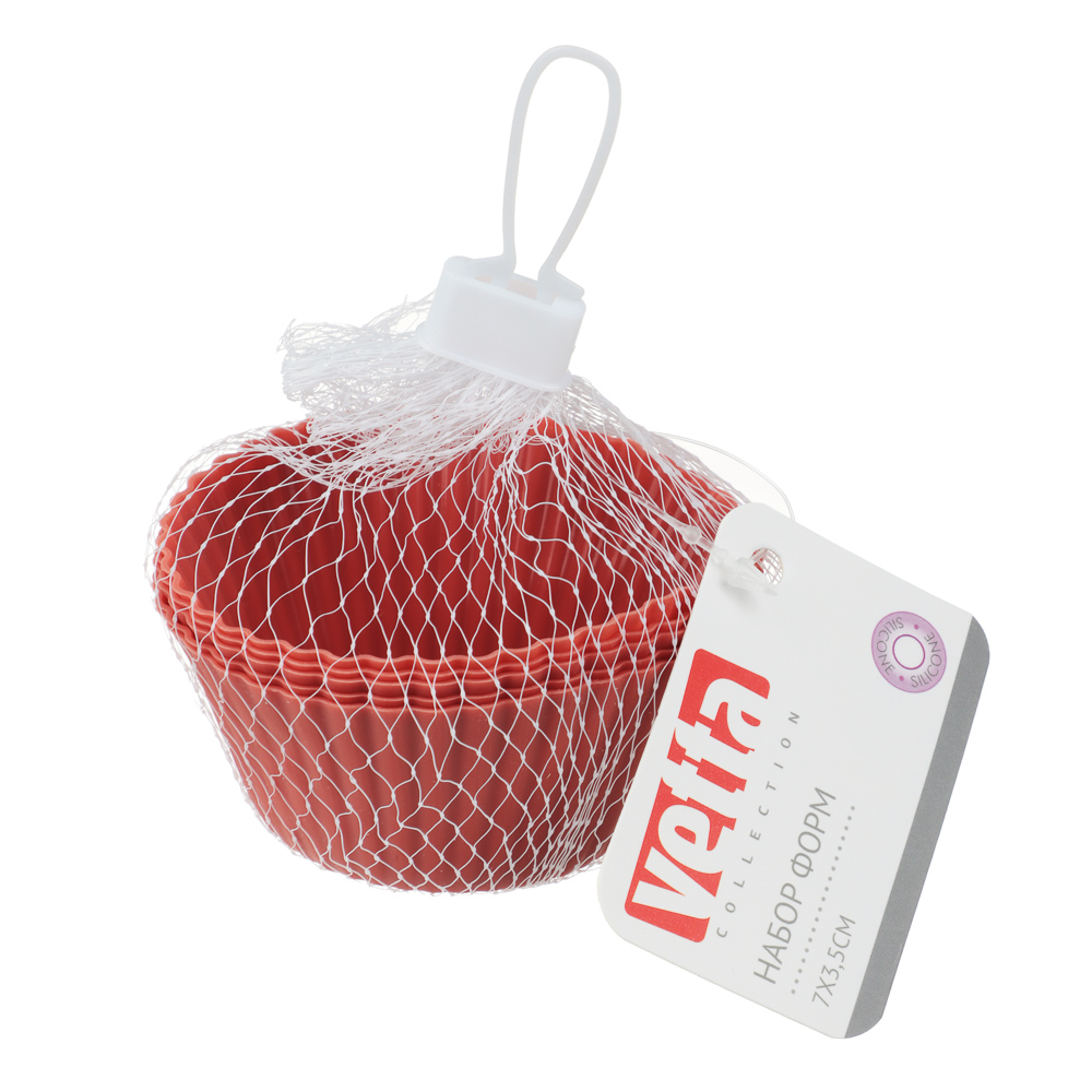 VETTA Набор форм силиконовых 5шт, для выпечки, силикон, 7х3,5см, арт.№ 856-090