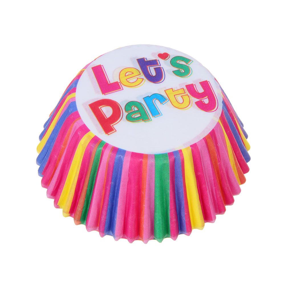 Набор формочек для кап-кейков тм VETTA, 5,5х3х7см, пергамент, 2 дизайна, 48шт, арт.№ 437-213