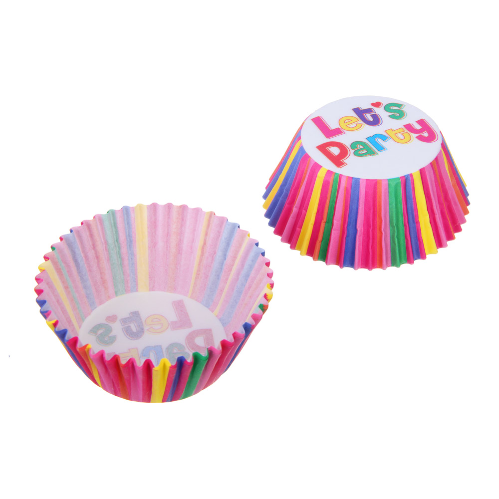 Набор формочек для кап-кейков тм VETTA, 5,5х3х7см, пергамент, 2 дизайна, 48шт, арт.№ 437-213