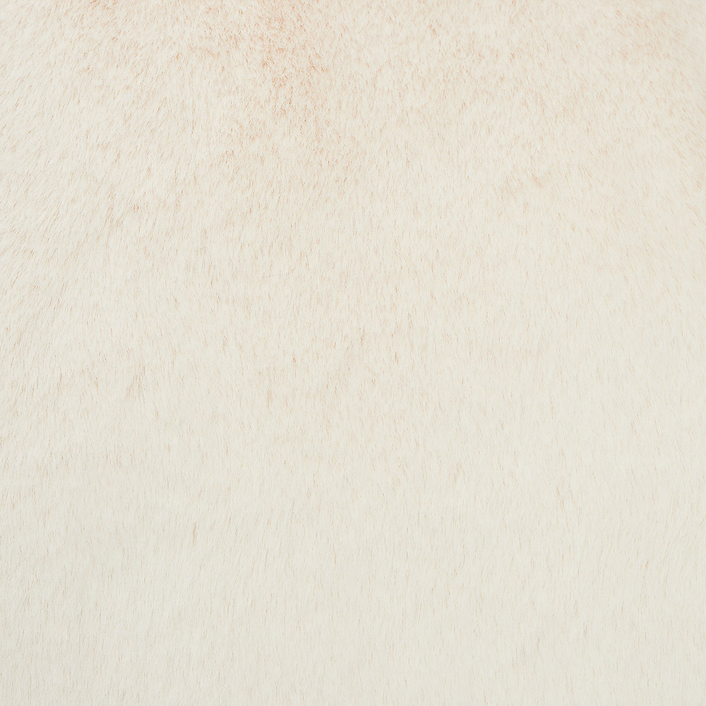 BY STAS MIKHAILOV Чехол для подушки меховой 50х50см, полиэстер, молочный, арт.№ 497-071