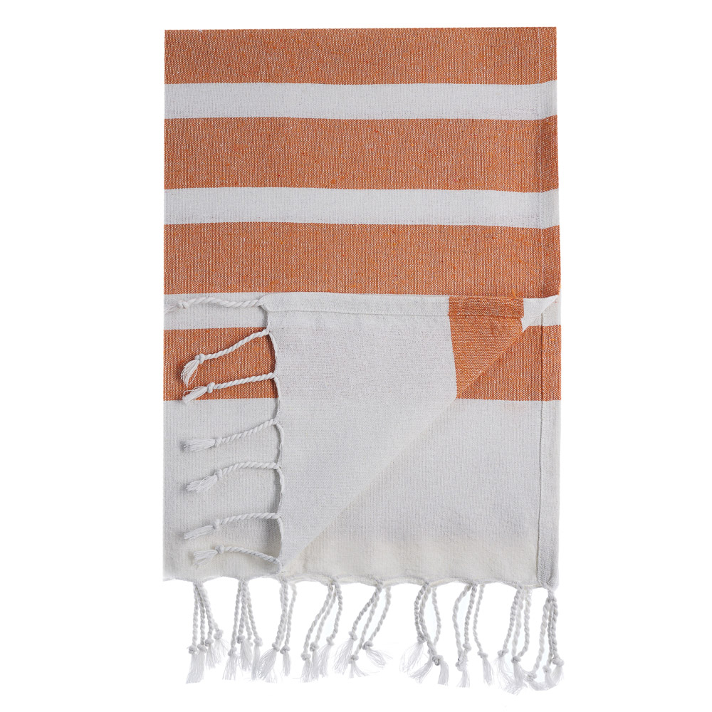 PROVANCE Саммер Покрывало для отдыха 90х170см, 75% хлопок 25% полиэстер, оранжевый, арт.№ 496-002