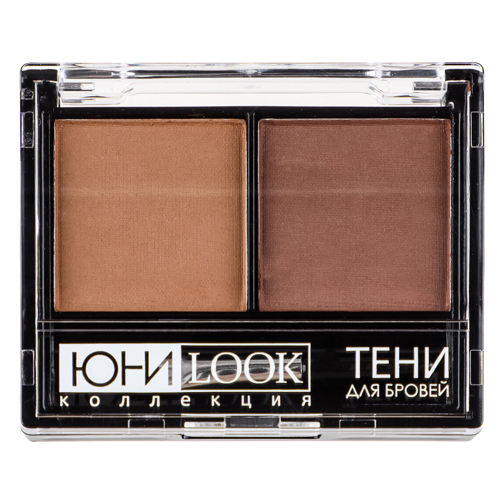 ЮНИLOOK Тени для бровей, 7 г, 2 тона, НB-19, арт.№ 330-248