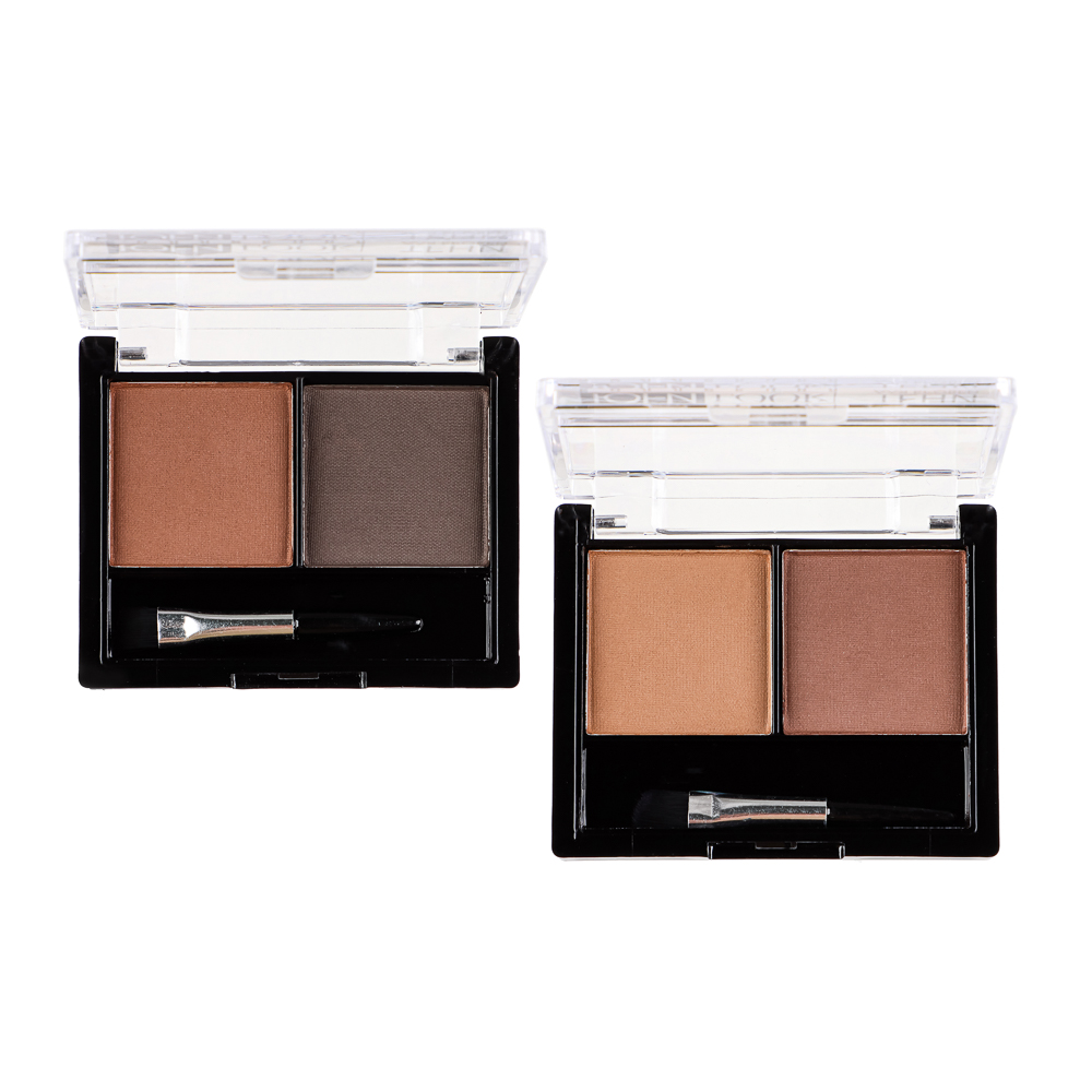 ЮНИLOOK Тени для бровей, 7 г, 2 тона, НB-19, арт.№ 330-248