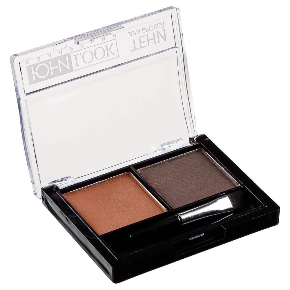 ЮНИLOOK Тени для бровей, 7 г, 2 тона, НB-19, арт.№ 330-248