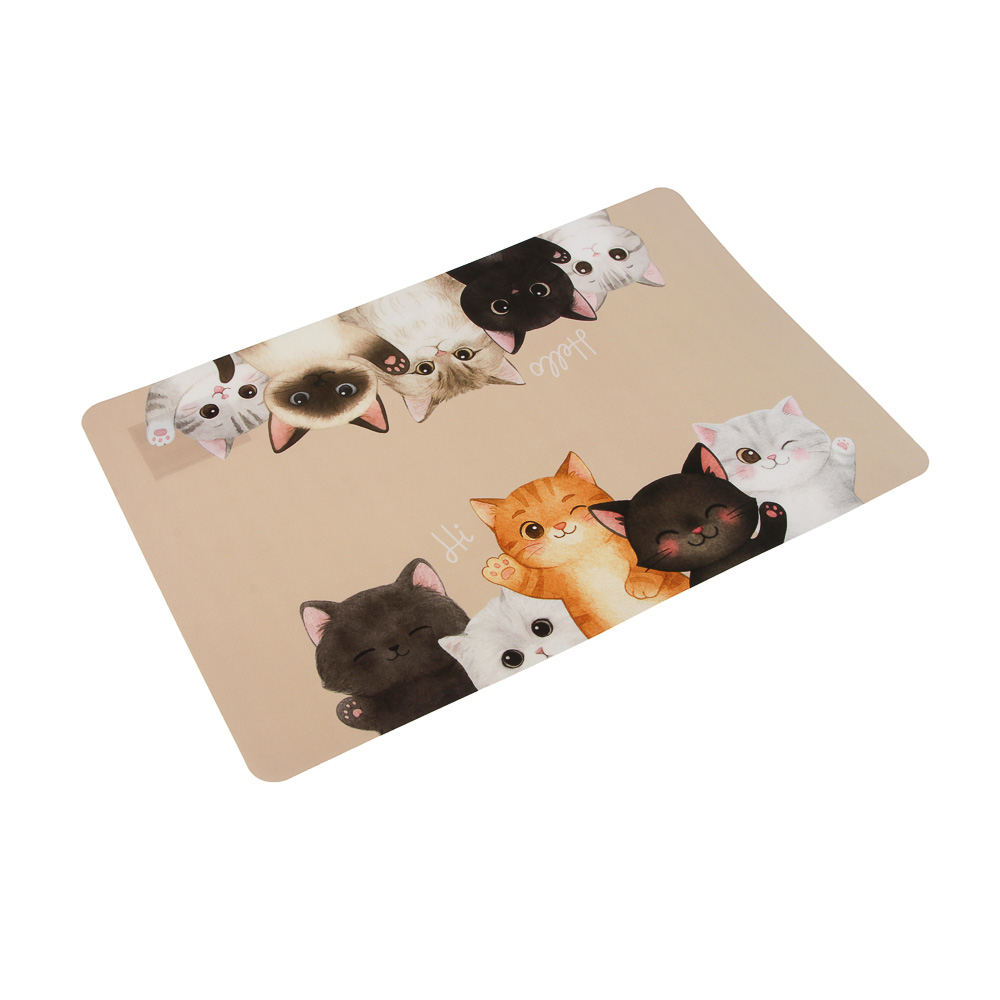 Коврик под миску тм VETTA, полипропилен, 43*28см, арт.№ 273-572