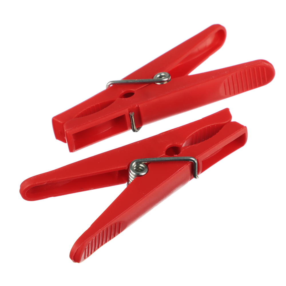 Набор прищепок 12шт, пластик, "Дельфин", арт.№ 453-083