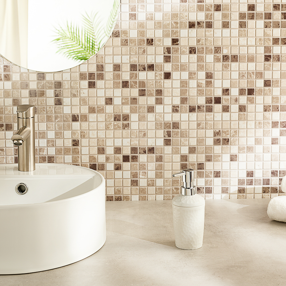 Диспенсер для мыла "Tule" 350мл, светло-серый, арт.№ 463-419