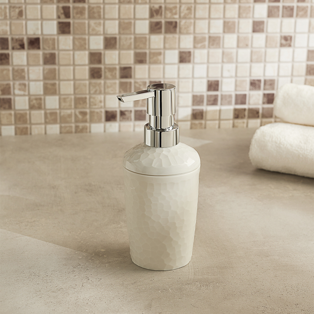 Диспенсер для мыла "Tule" 350мл, светло-серый, арт.№ 463-419