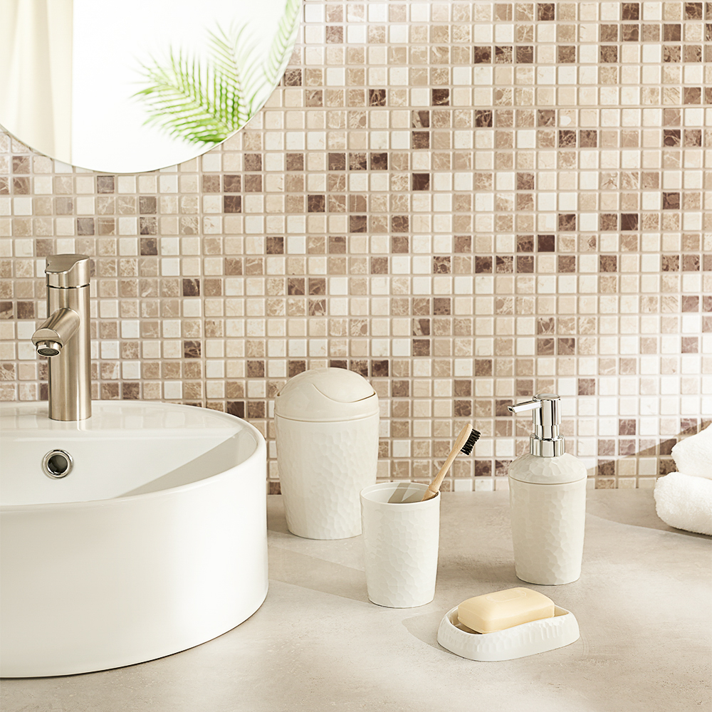 Диспенсер для мыла "Tule" 350мл, светло-серый, арт.№ 463-419