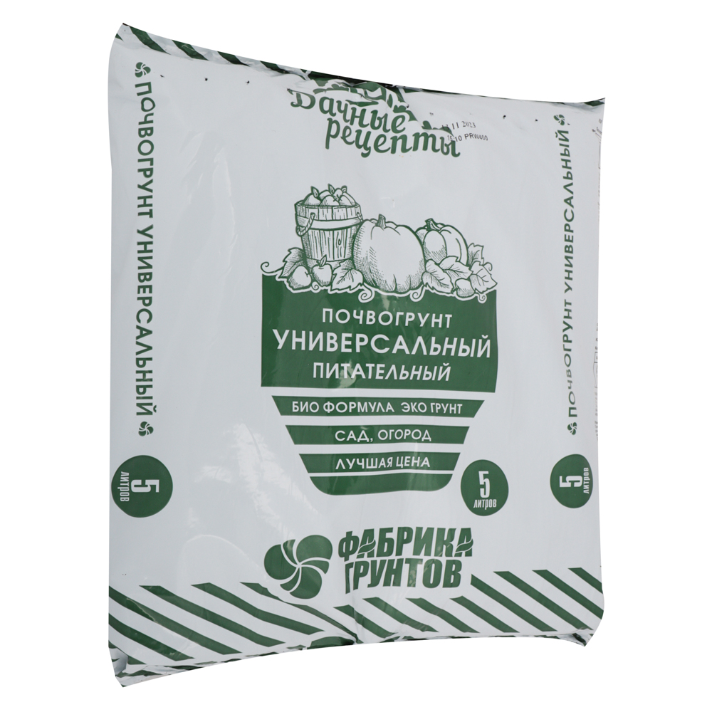 Почвогрунт Универсальный питательный 5л, Дачные рецепты  ЕКБ, арт.№ 115-034