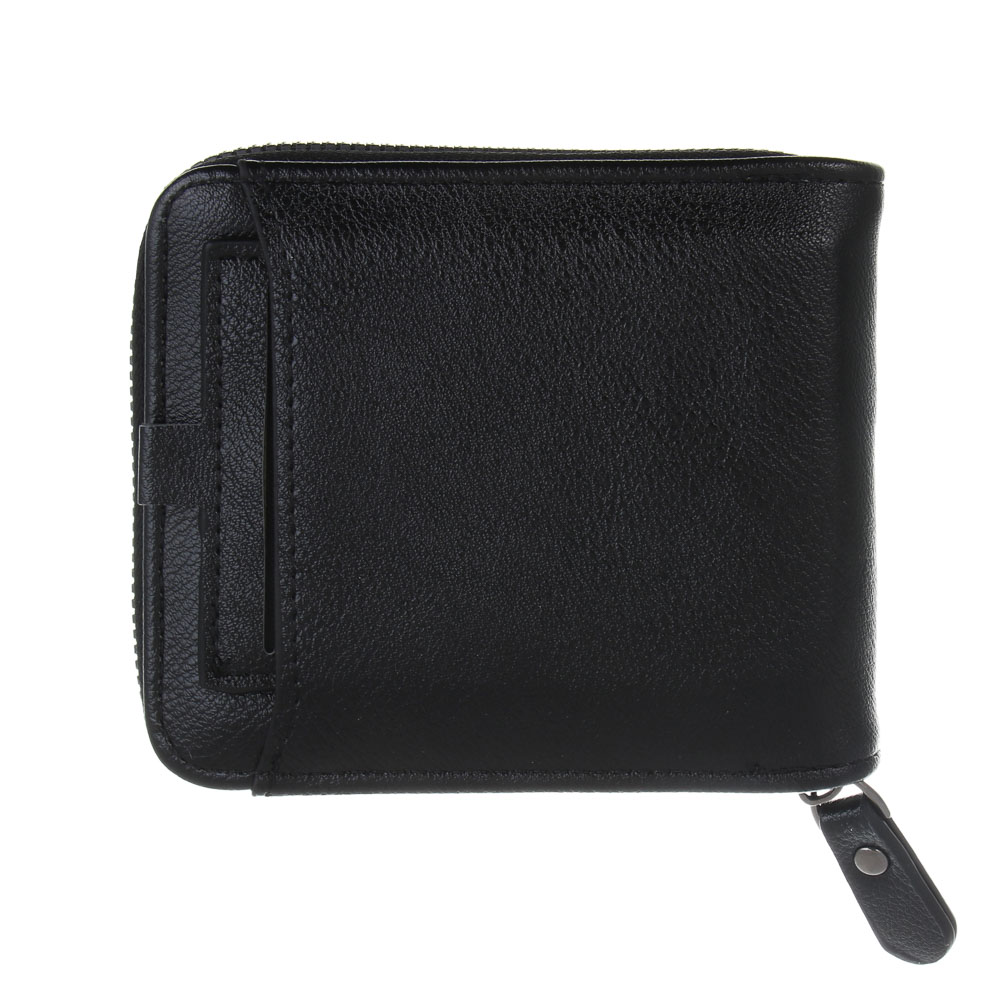 Портмоне для карт и купюр на 12 отделений на молнии тм ЮL Wolt, ПУ, 12x8,5x2,5см, 2 цвета, WW-906, арт.№ 303-057