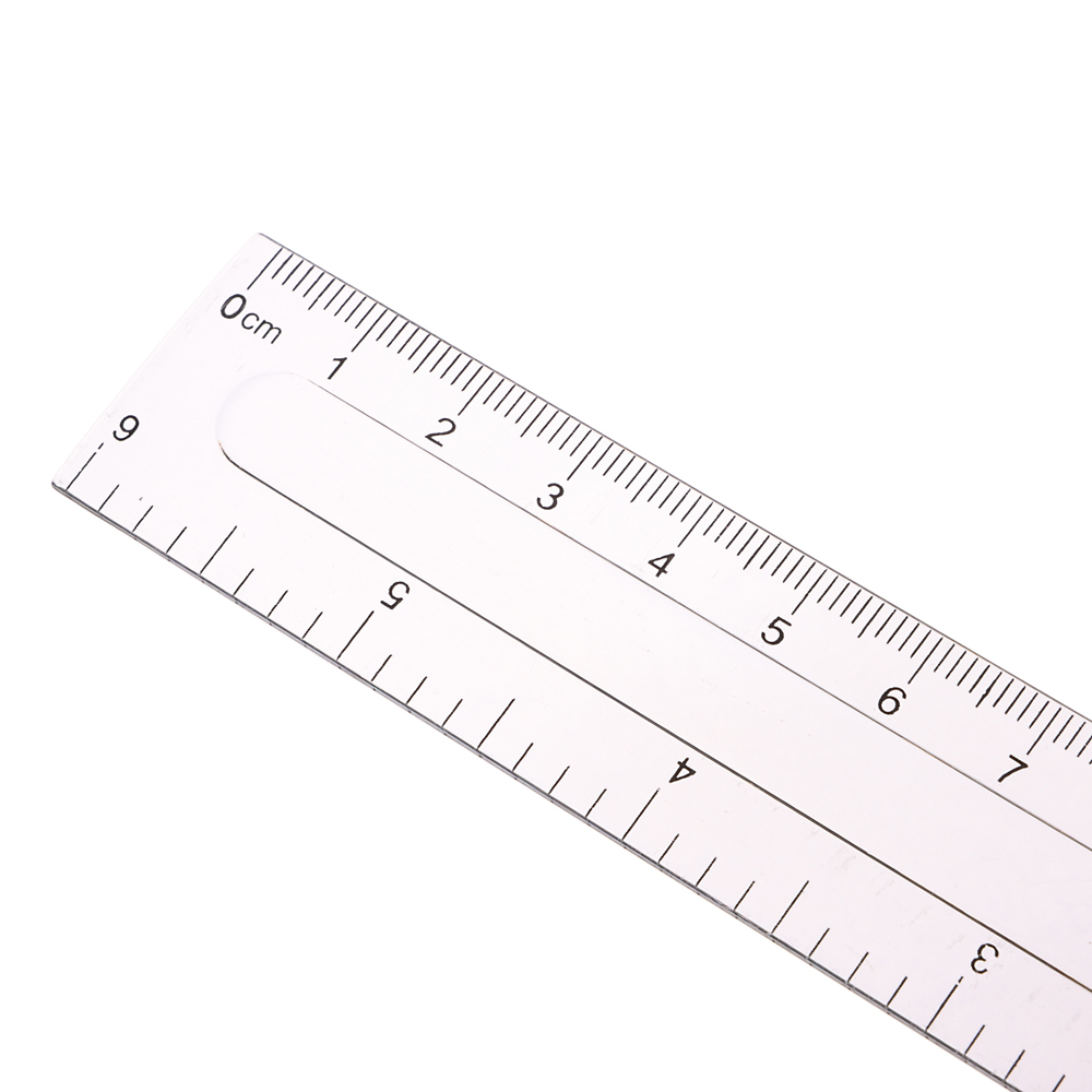 Линейка пластиковая 15см, прозрачная, в пакете, ПРОМО, арт.№ 612-004