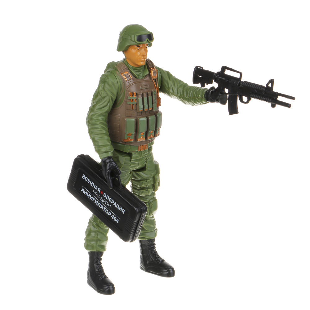 ИГРОЛЕНД Набор игровой Военная операция "Оператор дрона", PP, PVC, 18х25х4 см, арт.№ 296-004