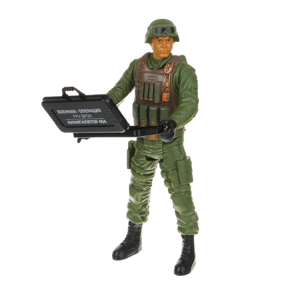 ИГРОЛЕНД Набор игровой Военная операция "Оператор дрона", PP, PVC, 18х25х4 см, арт.№ 296-004