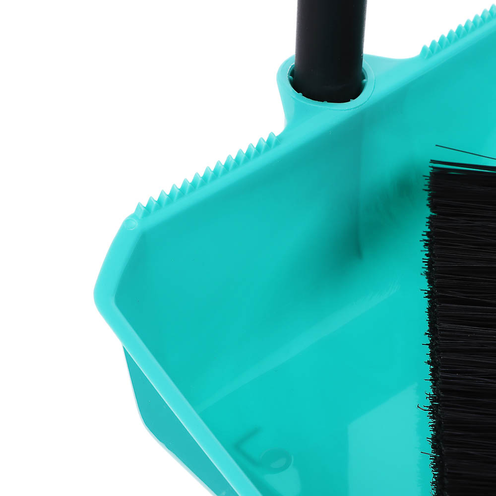 Набор для уборки с щеткой и совком тм VETTA Практик, пластик, 79х19х17см, арт.№ 445-366