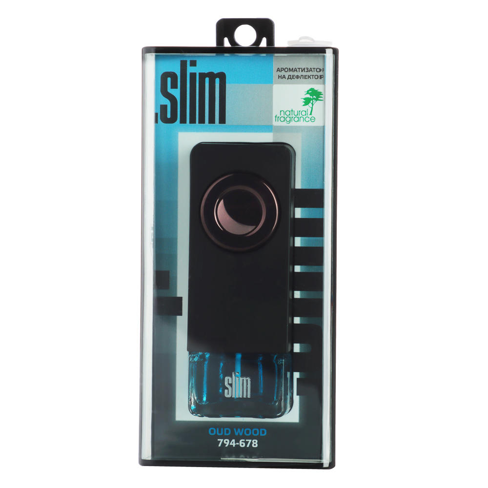 NEW GALAXY Ароматизатор на дефлектор Slim, 8мл, oud wood, арт.№ 794-678