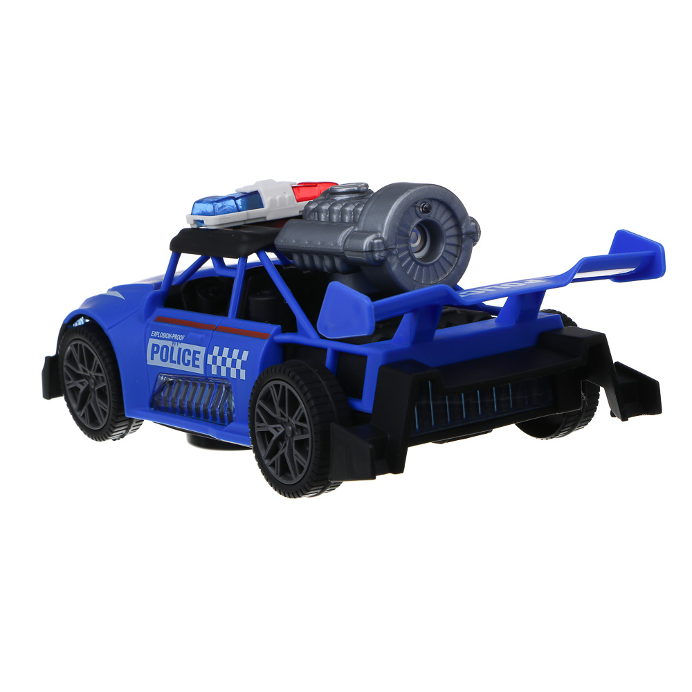 ИГРОЛЕНД Машина полиции, свет, звук, пар, 3хАА, PP, PS, 21,5х10,6х8,3 см, 2 дизайна, арт.№ 292-454