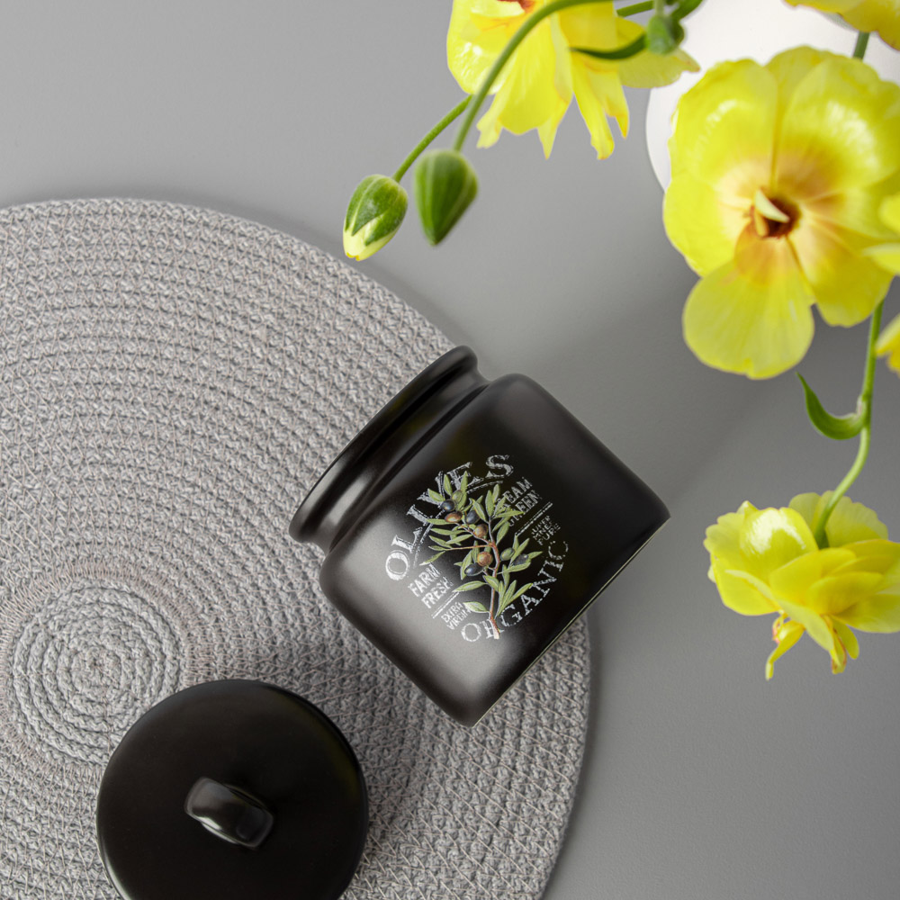 MILLIMI Олива Сахарница, 250мл, 8,5х8,5х10см, керамика, арт.№ 824-003