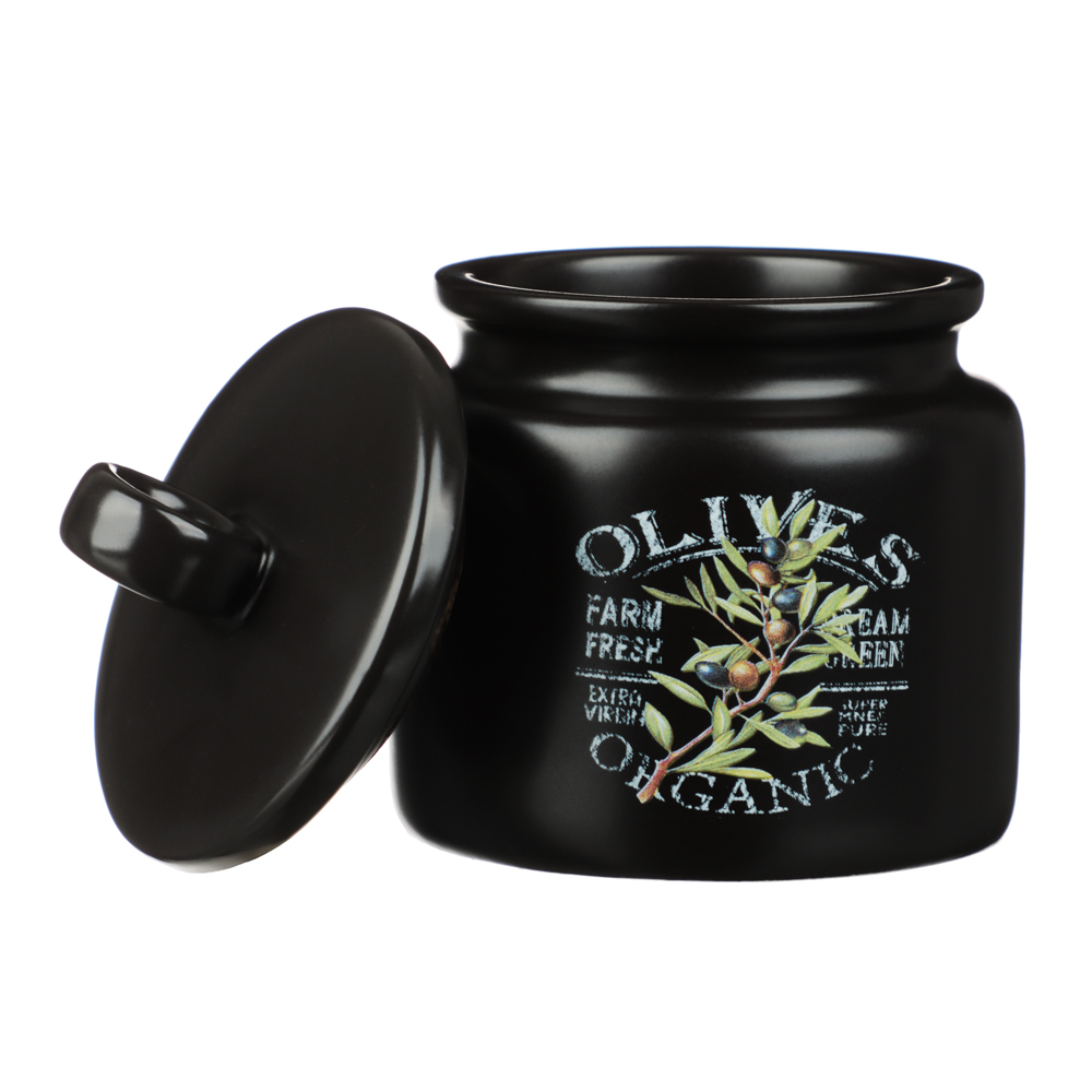 MILLIMI Олива Сахарница, 250мл, 8,5х8,5х10см, керамика, арт.№ 824-003