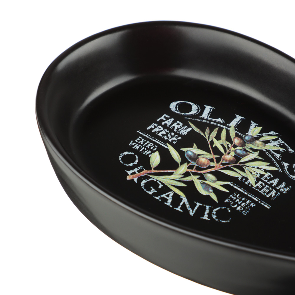 MILLIMI Олива Подставка для ложки, 22х7х3,5см, керамика, арт.№ 824-005